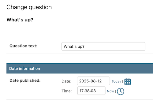 Теперь в форме есть группы полей